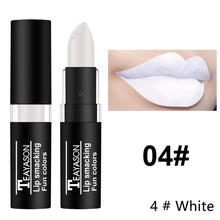 Load image into Gallery viewer, Waterproof Velvet Matte Black White Lipstick Lasting Solid Pigment Lipstick Christmas Halloween Party Lip Makeup Cosmetics