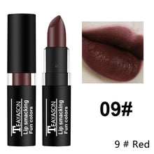 Load image into Gallery viewer, Waterproof Velvet Matte Black White Lipstick Lasting Solid Pigment Lipstick Christmas Halloween Party Lip Makeup Cosmetics