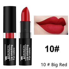 Load image into Gallery viewer, Waterproof Velvet Matte Black White Lipstick Lasting Solid Pigment Lipstick Christmas Halloween Party Lip Makeup Cosmetics