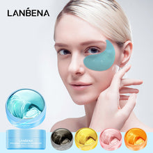 Load image into Gallery viewer, 60Pcs VC Collagen Eye Patches Remove Wrinkles Eye Bags Dark Circles Patches Retinol Rose Eyes Eye Mask Sleep Face Mask Skin Care
