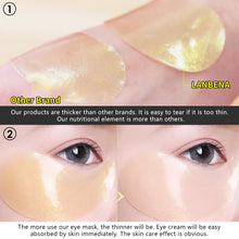 Load image into Gallery viewer, 60Pcs VC Collagen Eye Patches Remove Wrinkles Eye Bags Dark Circles Patches Retinol Rose Eyes Eye Mask Sleep Face Mask Skin Care