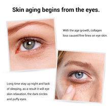 Load image into Gallery viewer, 60Pcs VC Collagen Eye Patches Remove Wrinkles Eye Bags Dark Circles Patches Retinol Rose Eyes Eye Mask Sleep Face Mask Skin Care