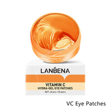 Load image into Gallery viewer, 60Pcs VC Collagen Eye Patches Remove Wrinkles Eye Bags Dark Circles Patches Retinol Rose Eyes Eye Mask Sleep Face Mask Skin Care