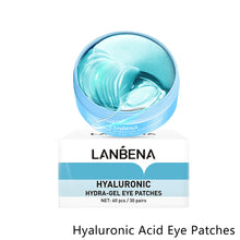 Load image into Gallery viewer, 60Pcs VC Collagen Eye Patches Remove Wrinkles Eye Bags Dark Circles Patches Retinol Rose Eyes Eye Mask Sleep Face Mask Skin Care