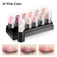 Load image into Gallery viewer, 12 Colors Waterproof Eyeshadow Pen Set Highlighter Stick Long Lasting Glitter Shimmer Eye Shadow Pen Eyes Makeup Cosmetics