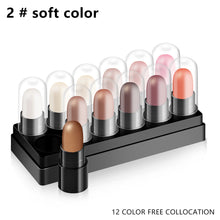 Load image into Gallery viewer, 12 Colors Waterproof Eyeshadow Pen Set Highlighter Stick Long Lasting Glitter Shimmer Eye Shadow Pen Eyes Makeup Cosmetics