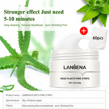 Load image into Gallery viewer, Face Blackheads Remover Peel Off Blackhead Mask Skin Care Nose Pore Strips Stickers Acne Treatment Facial Nasal Masks