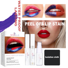 Load image into Gallery viewer, Liquid Blading Peel Reveal Lip Color Kit Amazing Peel Off Liquid Lipstick Long Lasting Tear Off Lip Gloss Lip Stain Kit