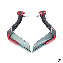 Load image into Gallery viewer, Pair Motorcycle Hand Guard Handguard Shield Windproof Motorbike Motocross Universal Protector Modification Protective