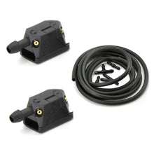 Load image into Gallery viewer, 7Pcs Universal Car Windscreen Washer Wiper Adjusted 4Way Blade Water Spray Jets Nozzles with 1 Meters Rubber Hole Pipes