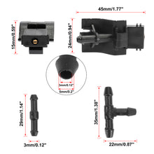 Load image into Gallery viewer, 7Pcas Car Front Windshield Wiper Washer Spray Jet Nozzle 1m/2m Pipe For Toyota Corolla Altis Camry Auris Highlander Matrix 4Runner Avensis Lexus