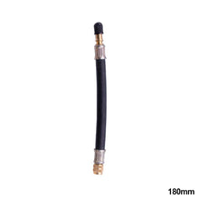 Load image into Gallery viewer, 100mm/110mm/140mm/160mm/180mm/200mm/250mm Braided Car Wheels Flexible Hose Tire Valve Inflatable Rubber Hose Steel Wire Tyre Valve Stems Extensions Tube Adapter