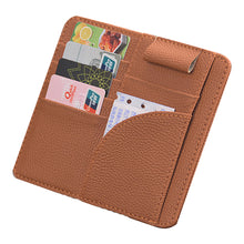 Load image into Gallery viewer, Car Sunshade Organize Storage Bag Visor Card Holder Stowing Tidying Auto Interior Accessories