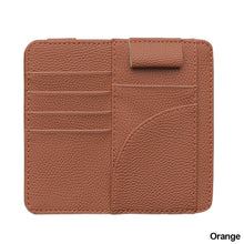 Load image into Gallery viewer, Car Sunshade Organize Storage Bag Visor Card Holder Stowing Tidying Auto Interior Accessories