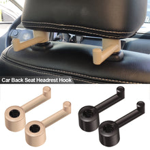 Load image into Gallery viewer, Pair Car Seat Back Hook Hangers Headrest Mount Storage Holder Bearing Bag Pouch Clothes Hanging Hook