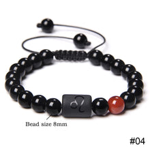 Load image into Gallery viewer, 12 Constellations Woven Bracelet Creative Fashion Bracelet Adjustable Beaded Bracelet Jewelry Gift for Men Women