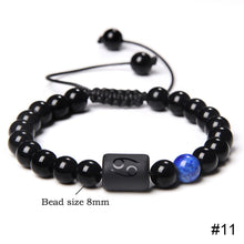 Load image into Gallery viewer, 12 Constellations Woven Bracelet Creative Fashion Bracelet Adjustable Beaded Bracelet Jewelry Gift for Men Women