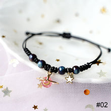 Load image into Gallery viewer, Fashion Creative Couple Bracelet Adjustable Cosmic Star Beaded Braided Bracelet Jewelry Gift for Women Men