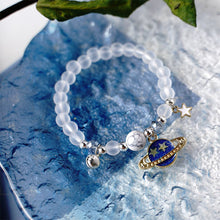 Load image into Gallery viewer, Fashion Niche Starry Sky Bracelet Astronaut Beaded Crystal Adjustable Bracelet Women Men Jewelry Accessory