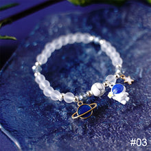 Load image into Gallery viewer, Fashion Niche Starry Sky Bracelet Astronaut Beaded Crystal Adjustable Bracelet Women Men Jewelry Accessory