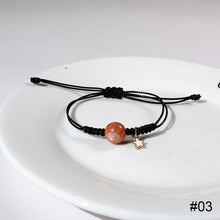 Load image into Gallery viewer, Twelve Constellations Lucky Stone Bracelet Fashion Versatile Woven Bracelet Jewelry Gift for Women Men