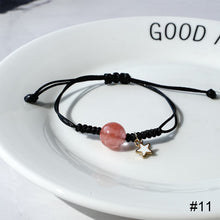 Load image into Gallery viewer, Twelve Constellations Lucky Stone Bracelet Fashion Versatile Woven Bracelet Jewelry Gift for Women Men