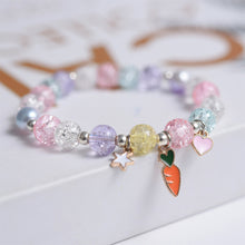 Load image into Gallery viewer, Crystal Beaded Colorful Cartoon Bracelet Simple Fashionable Crystal Beaded Bracelet Jewelry Gift for Women