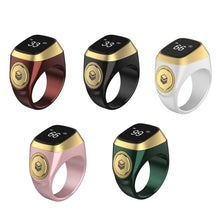Load image into Gallery viewer, Tasbih Tally Counter Smart Tasbih Zikr Ring OLED Display Prayer Times for Muslims Zikr Digital Tasbeeh Electronic Prayer Ring