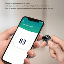 Load image into Gallery viewer, Portable Tasbih Tally Counter Mini Smart Tasbih Zikr Ring Digital OLED Display Prayer Times for Muslims Zikr Electronic Prayer Ring