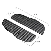 Load image into Gallery viewer, 2Pcs Carbon Fibre Universal Car Rear View Mirror Rain Cover Sun Visor Eyebrow Carbon Fiber Side View Mirror Rain Guard Auto Protection
