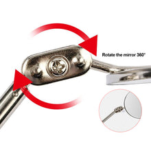 Load image into Gallery viewer, Adjustable 360 Degree Portable Telescoping Flexible Head Inspection Mirror Swivel Viewing Auto Hand Tools
