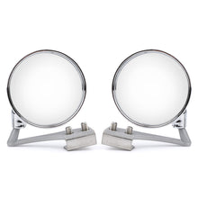 Load image into Gallery viewer, 1Pc 360 Degree Rotation Car Front Wheel Blind Zone Mirror Wide Angle Coach Rearview Mirror Dead Zone Auxiliary Mirror Left and Right