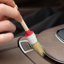 Load image into Gallery viewer, 5Pcs Car Exterior Interior Detail Brush Boar Hair Bristle Brushes for Car Cleaning Auto Detail Tools Dashboard Cleaning Brush
