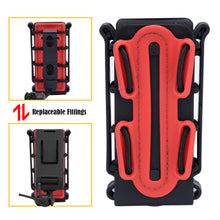 Load image into Gallery viewer, 2Pcs Mag Pouches Pistol Magazine Pouch 9mm Soft Shell Magazine Pouch Tactical Rifle Fast Mag Belt&Molle Sytem Carrier Holder