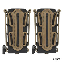 Load image into Gallery viewer, 2Pcs Mag Pouches Pistol Magazine Pouch 9mm Soft Shell Magazine Pouch Tactical Rifle Fast Mag Belt&Molle Sytem Carrier Holder