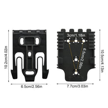 Load image into Gallery viewer, QLS 19 & 22 Set Holster Quick Locking System Kit Duty Receiver Plate Platform Locking Fork 9 Packs Installing Screw Hunting CS