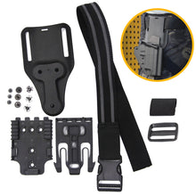Load image into Gallery viewer, Tactical Drop Leg Band Strap Quick Locking System for Glock 17 M9 Gun Holster Platform Adapter with QLS 19 22 Hunting Gear