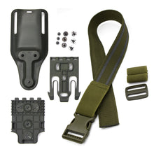Load image into Gallery viewer, Tactical Drop Leg Band Strap Quick Locking System for Glock 17 M9 Gun Holster Platform Adapter with QLS 19 22 Hunting Gear