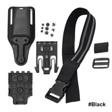 Load image into Gallery viewer, Tactical Drop Leg Band Strap Quick Locking System for Glock 17 M9 Gun Holster Platform Adapter with QLS 19 22 Hunting Gear