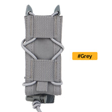 Load image into Gallery viewer, 9mm Tactical Magazine Pouch Hunting Single Magazine Bag Outdoor Molle Flashlight Pouch Torch Holder Hunting Knife Holster Bag
