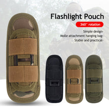 Load image into Gallery viewer, 360° Rotatable Flashlight Pouch Holster Tactical Molle Torch Case Belt Torch Cover Hunting Lighting Accessories Survival Kits