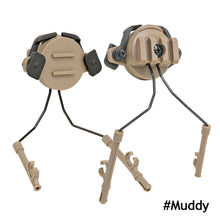 Load image into Gallery viewer, Tactical Headset 19-21mm Helmet Rail Adapter Headset Bracket Headphone Mount Stand Helmet Airsoft Military Earmuff Hold