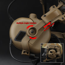 Load image into Gallery viewer, Multi-angle Rotation Shooting Headset Bracket Kit Helmet Rail Adapter Fit OPS Core ARC and Team Wendy M-LOK Rail Headphone Mount