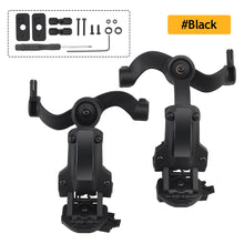 Load image into Gallery viewer, Multi-angle Rotation Shooting Headset Bracket Kit Helmet Rail Adapter Fit OPS Core ARC and Team Wendy M-LOK Rail Headphone Mount