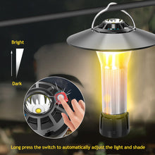 Load image into Gallery viewer, Portable Multi-function Camping Light Camping Lantern With Magnet Emergency Light Hanging Tent Light Powerful Outdoor Work Lamp