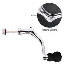 Load image into Gallery viewer, Fishing Tools Spinning Reel Handle Metal Fishing Spinning Reel Crank Handle Folding Rocking Arm Fish Rotatable Grip Knob