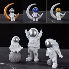 Load image into Gallery viewer, Car Interior Astronaut Decor Action Figures and Moon Home Decor Resin Astronaut Statue Room Office Desktop Decoration Presents Desktop Boy Gift