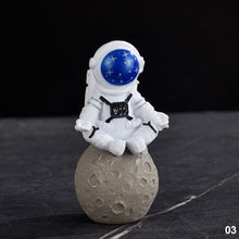 Load image into Gallery viewer, Car Interior Astronaut Decor Action Figures and Moon Home Decor Resin Astronaut Statue Room Office Desktop Decoration Presents Desktop Boy Gift