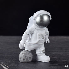 Load image into Gallery viewer, Car Interior Astronaut Decor Action Figures and Moon Home Decor Resin Astronaut Statue Room Office Desktop Decoration Presents Desktop Boy Gift