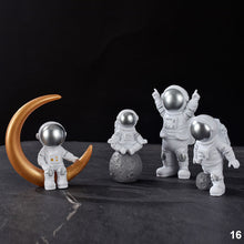 Load image into Gallery viewer, Car Interior Astronaut Decor Action Figures and Moon Home Decor Resin Astronaut Statue Room Office Desktop Decoration Presents Desktop Boy Gift